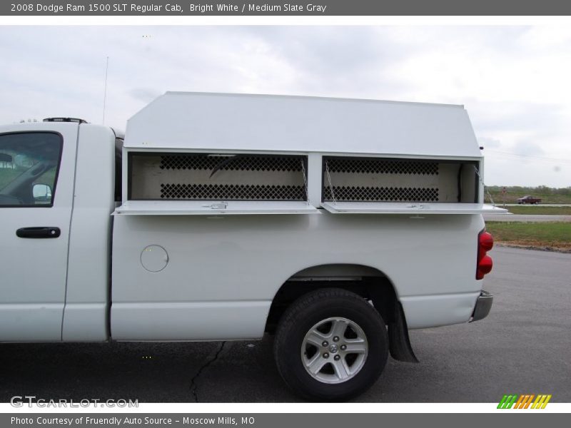 Bright White / Medium Slate Gray 2008 Dodge Ram 1500 SLT Regular Cab