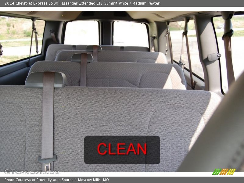 Summit White / Medium Pewter 2014 Chevrolet Express 3500 Passenger Extended LT