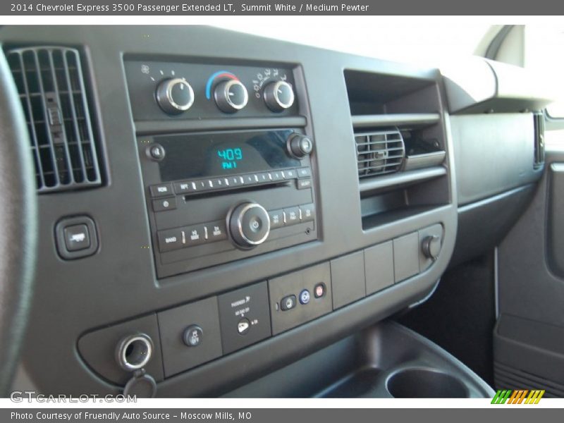 Summit White / Medium Pewter 2014 Chevrolet Express 3500 Passenger Extended LT