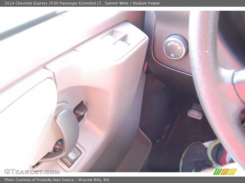 Summit White / Medium Pewter 2014 Chevrolet Express 3500 Passenger Extended LT