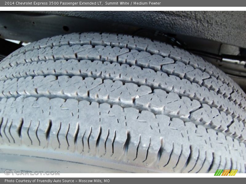 Summit White / Medium Pewter 2014 Chevrolet Express 3500 Passenger Extended LT