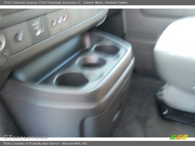 Summit White / Medium Pewter 2014 Chevrolet Express 3500 Passenger Extended LT