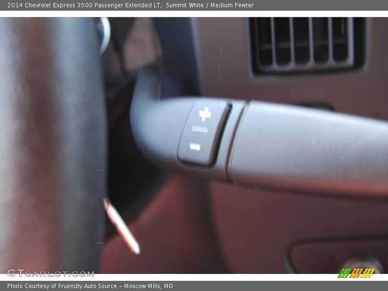 Summit White / Medium Pewter 2014 Chevrolet Express 3500 Passenger Extended LT