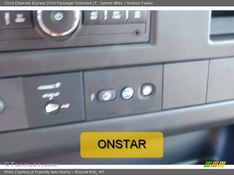 Summit White / Medium Pewter 2014 Chevrolet Express 3500 Passenger Extended LT