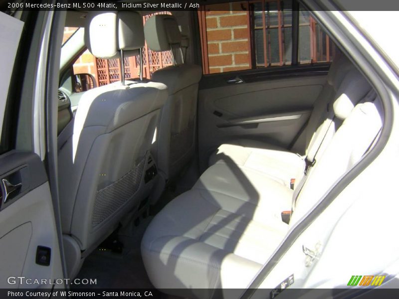 Iridium Silver Metallic / Ash 2006 Mercedes-Benz ML 500 4Matic