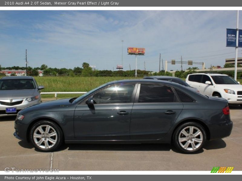 Meteor Gray Pearl Effect / Light Gray 2010 Audi A4 2.0T Sedan