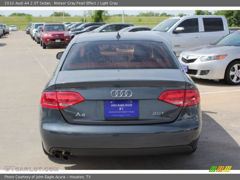 Meteor Gray Pearl Effect / Light Gray 2010 Audi A4 2.0T Sedan