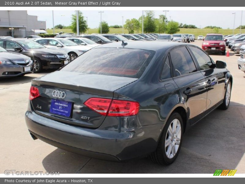Meteor Gray Pearl Effect / Light Gray 2010 Audi A4 2.0T Sedan