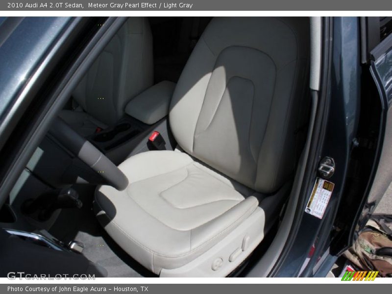 Meteor Gray Pearl Effect / Light Gray 2010 Audi A4 2.0T Sedan