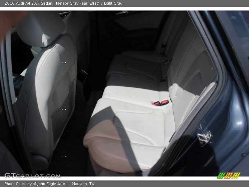 Meteor Gray Pearl Effect / Light Gray 2010 Audi A4 2.0T Sedan