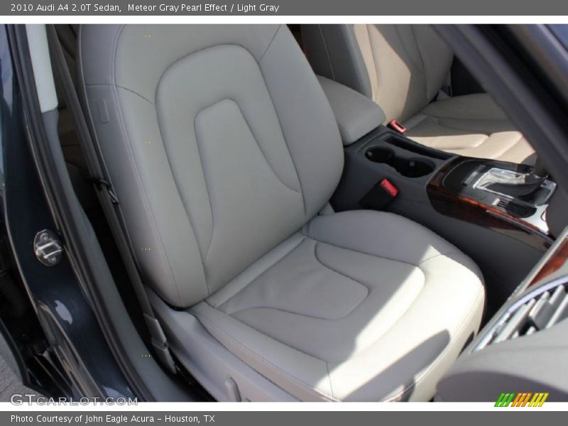Meteor Gray Pearl Effect / Light Gray 2010 Audi A4 2.0T Sedan