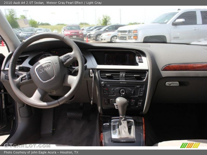 Meteor Gray Pearl Effect / Light Gray 2010 Audi A4 2.0T Sedan
