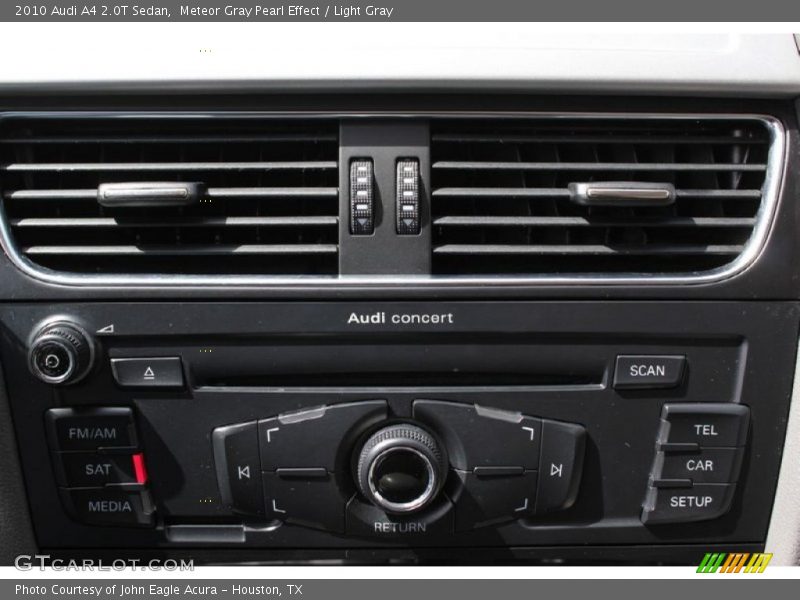 Meteor Gray Pearl Effect / Light Gray 2010 Audi A4 2.0T Sedan