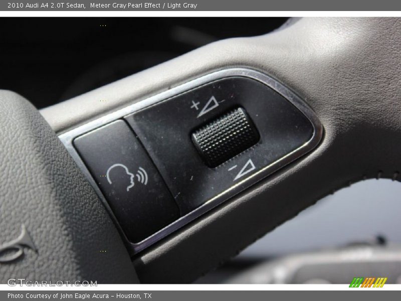 Meteor Gray Pearl Effect / Light Gray 2010 Audi A4 2.0T Sedan