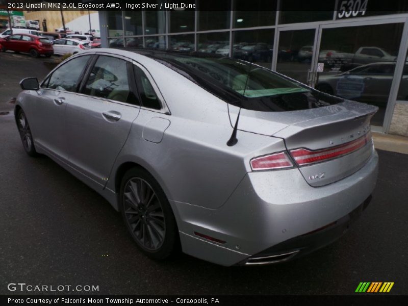 Ingot Silver / Light Dune 2013 Lincoln MKZ 2.0L EcoBoost AWD