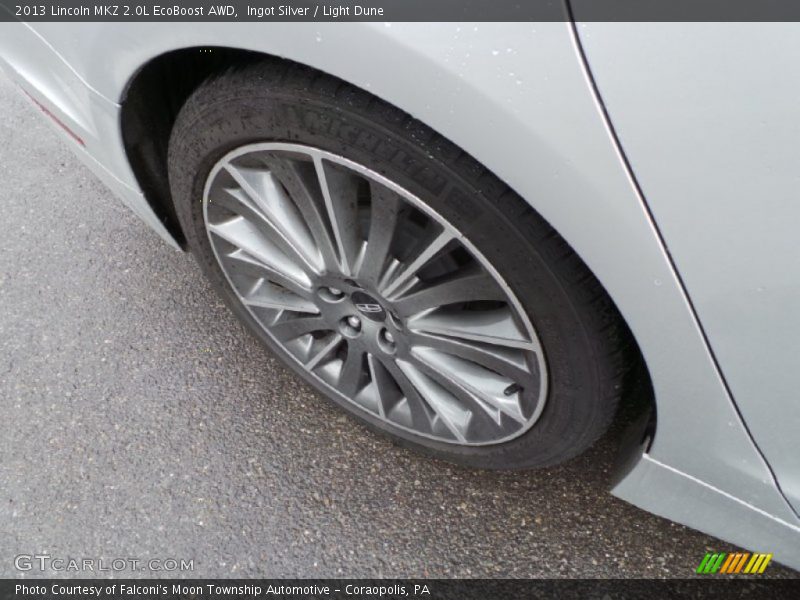 Ingot Silver / Light Dune 2013 Lincoln MKZ 2.0L EcoBoost AWD