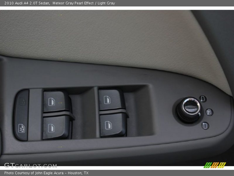 Meteor Gray Pearl Effect / Light Gray 2010 Audi A4 2.0T Sedan