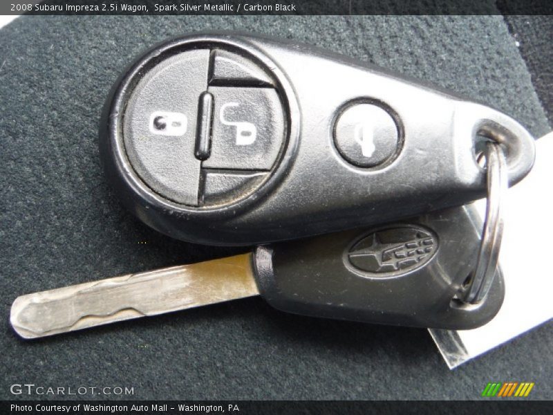 Spark Silver Metallic / Carbon Black 2008 Subaru Impreza 2.5i Wagon