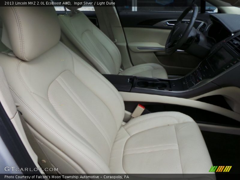 Ingot Silver / Light Dune 2013 Lincoln MKZ 2.0L EcoBoost AWD