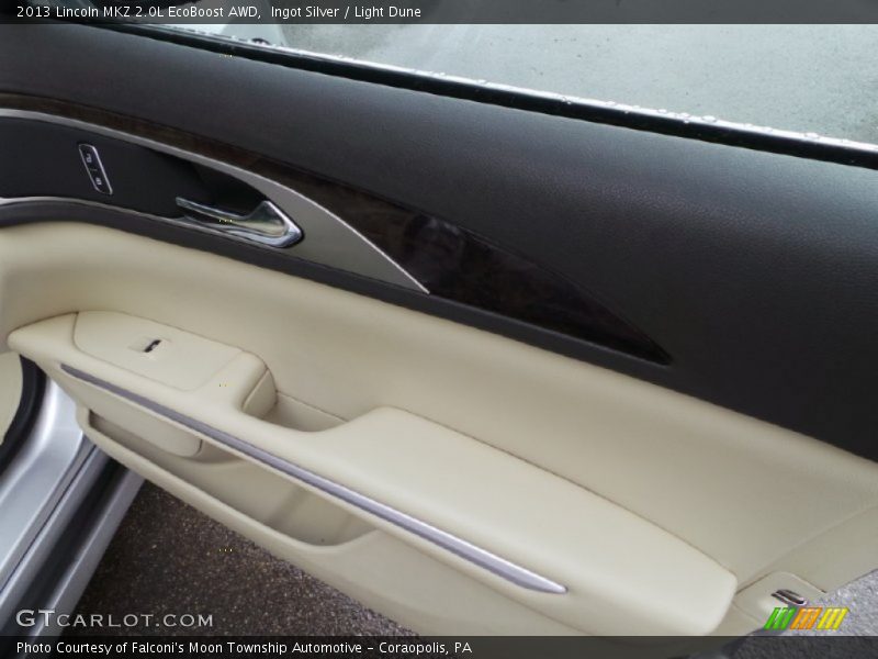 Ingot Silver / Light Dune 2013 Lincoln MKZ 2.0L EcoBoost AWD