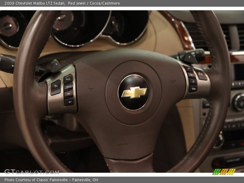 Red Jewel / Cocoa/Cashmere 2009 Chevrolet Malibu LTZ Sedan