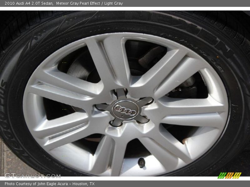 Meteor Gray Pearl Effect / Light Gray 2010 Audi A4 2.0T Sedan