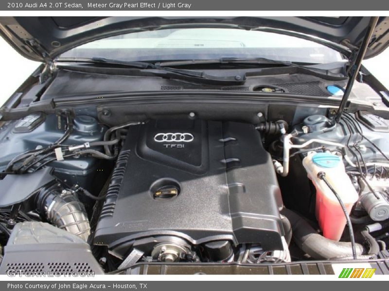 Meteor Gray Pearl Effect / Light Gray 2010 Audi A4 2.0T Sedan