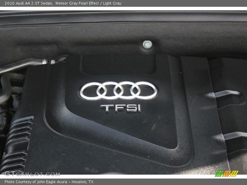 Meteor Gray Pearl Effect / Light Gray 2010 Audi A4 2.0T Sedan