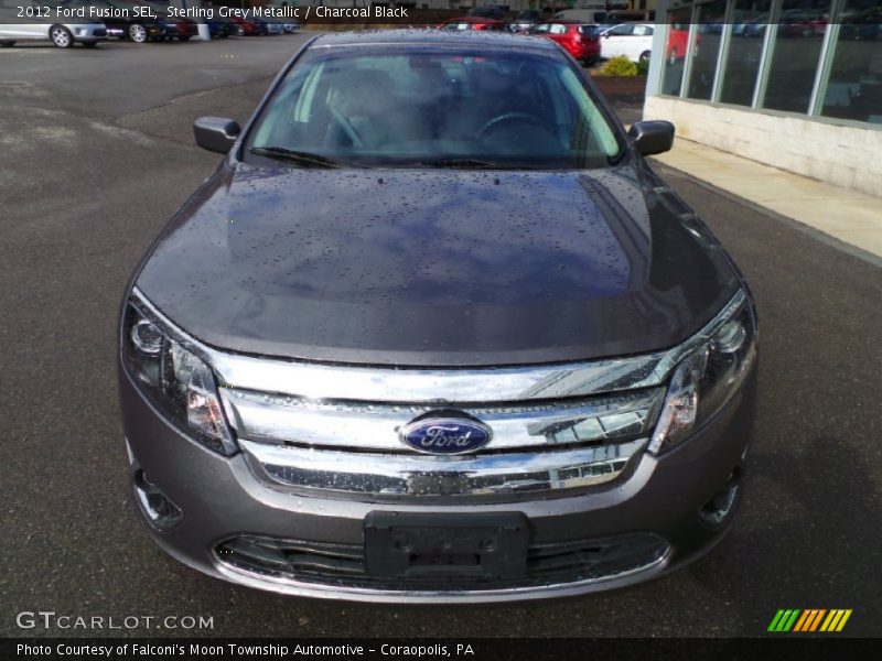 Sterling Grey Metallic / Charcoal Black 2012 Ford Fusion SEL