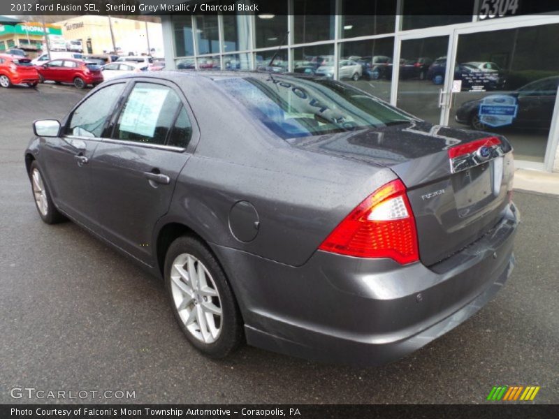 Sterling Grey Metallic / Charcoal Black 2012 Ford Fusion SEL