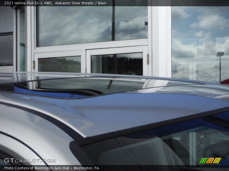 Alabaster Silver Metallic / Black 2013 Honda Pilot EX-L 4WD