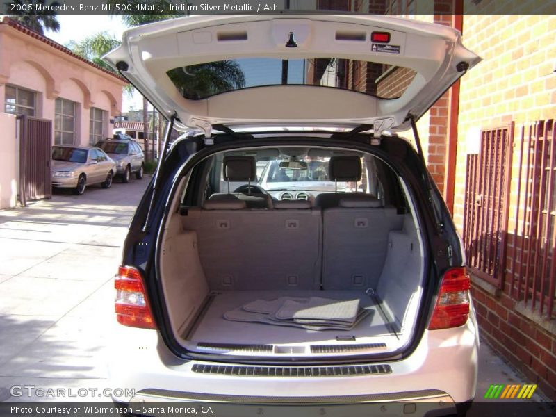 Iridium Silver Metallic / Ash 2006 Mercedes-Benz ML 500 4Matic