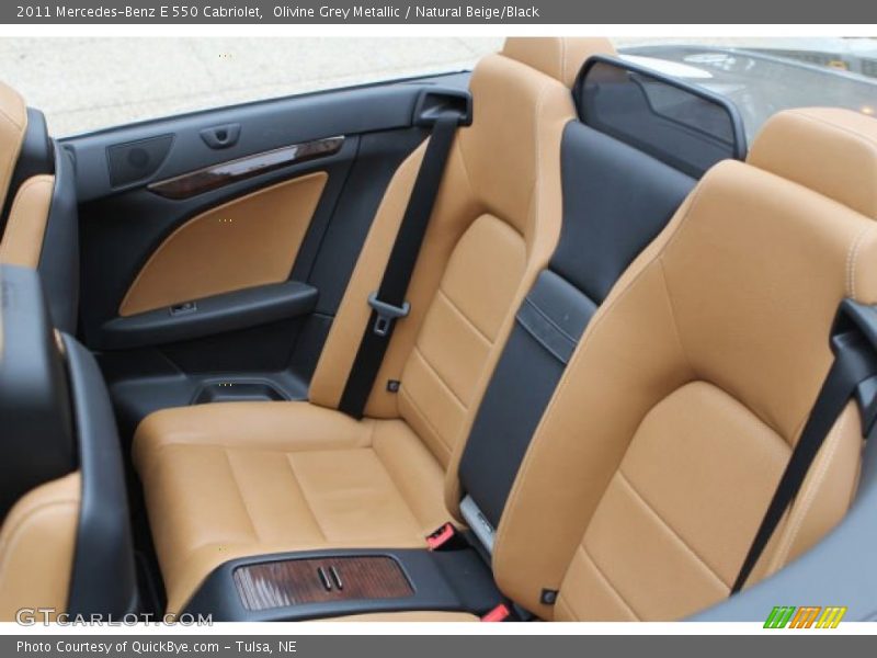 Rear Seat of 2011 E 550 Cabriolet