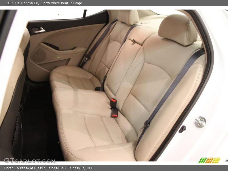 Snow White Pearl / Beige 2012 Kia Optima EX