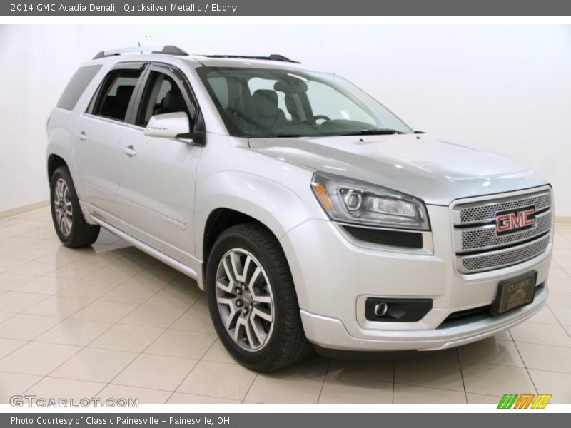 Quicksilver Metallic / Ebony 2014 GMC Acadia Denali