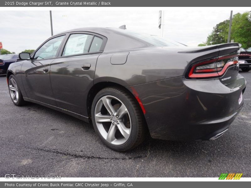 Granite Crystal Metallic / Black 2015 Dodge Charger SXT