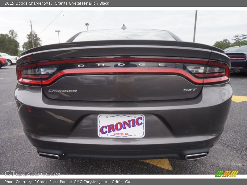 Granite Crystal Metallic / Black 2015 Dodge Charger SXT