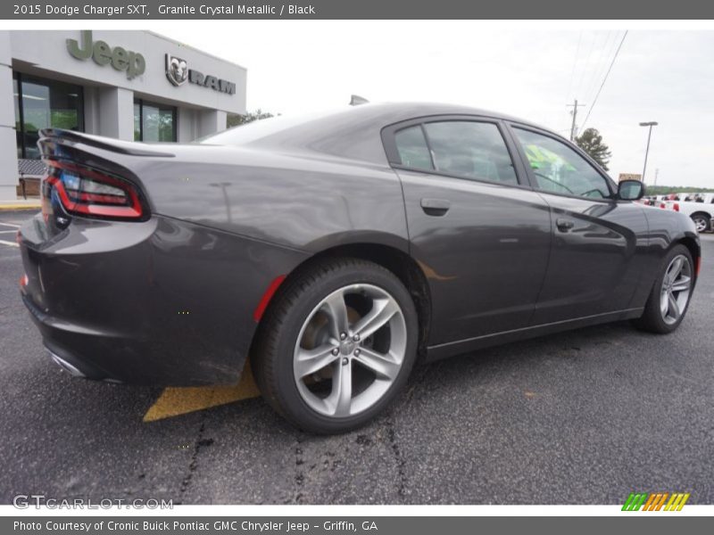 Granite Crystal Metallic / Black 2015 Dodge Charger SXT