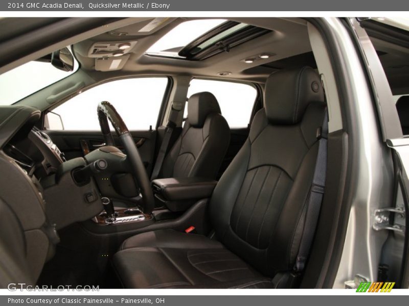 Quicksilver Metallic / Ebony 2014 GMC Acadia Denali