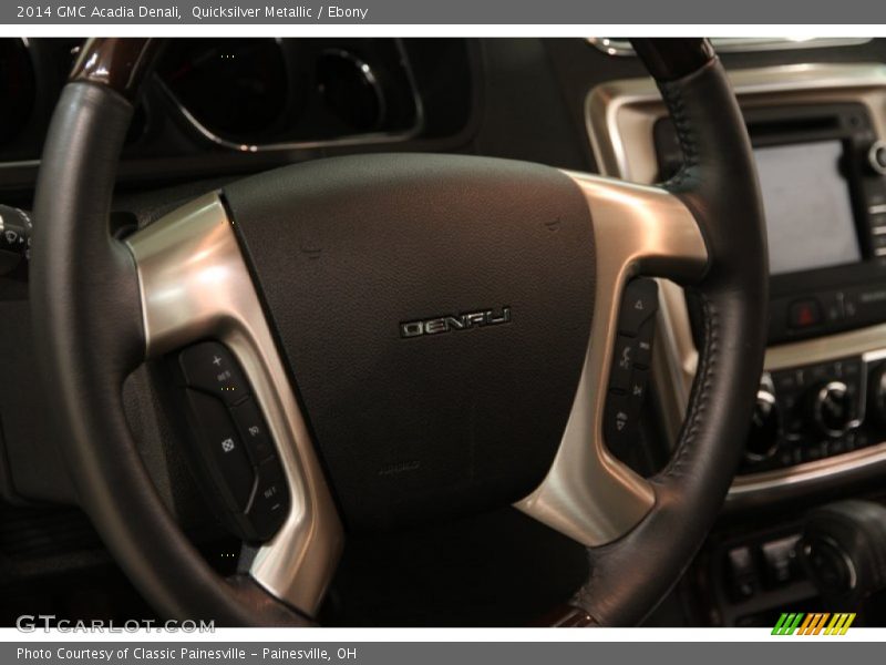 Quicksilver Metallic / Ebony 2014 GMC Acadia Denali