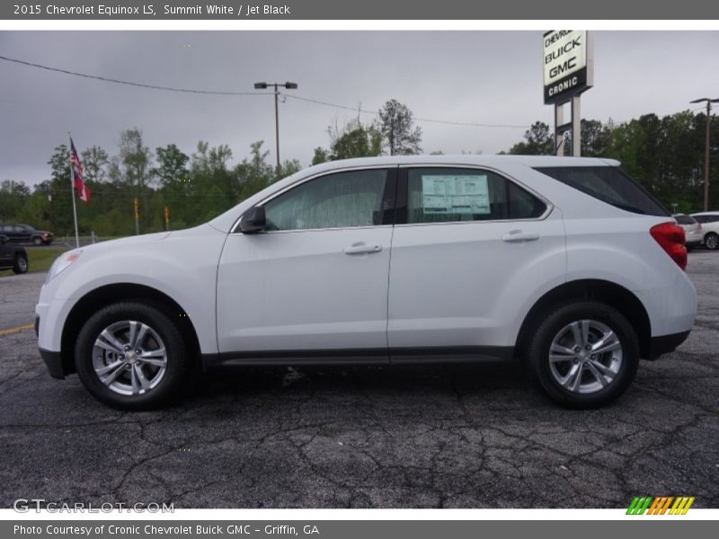 Summit White / Jet Black 2015 Chevrolet Equinox LS