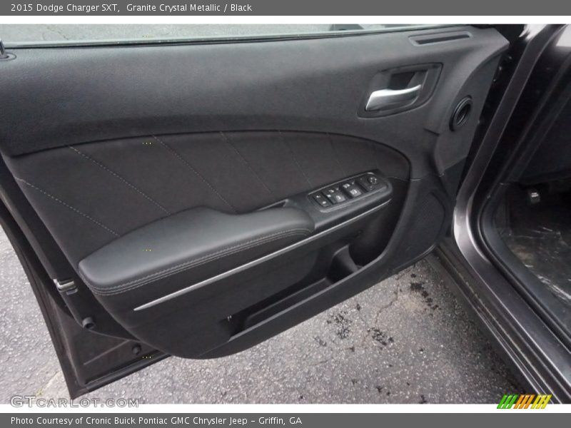 Granite Crystal Metallic / Black 2015 Dodge Charger SXT
