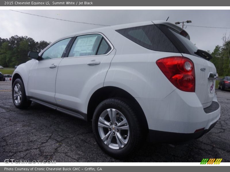 Summit White / Jet Black 2015 Chevrolet Equinox LS