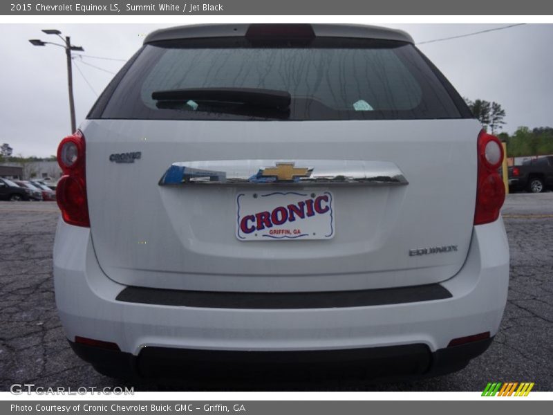 Summit White / Jet Black 2015 Chevrolet Equinox LS