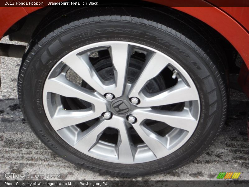 Orangeburst Metallic / Black 2012 Honda Fit Sport