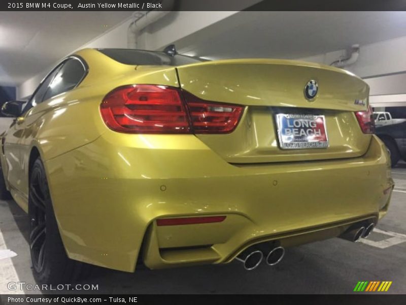 Austin Yellow Metallic / Black 2015 BMW M4 Coupe