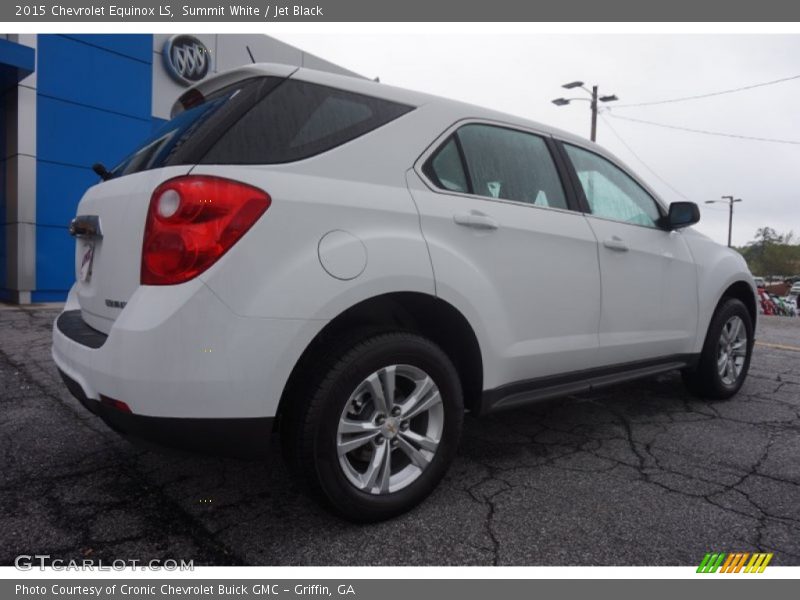 Summit White / Jet Black 2015 Chevrolet Equinox LS