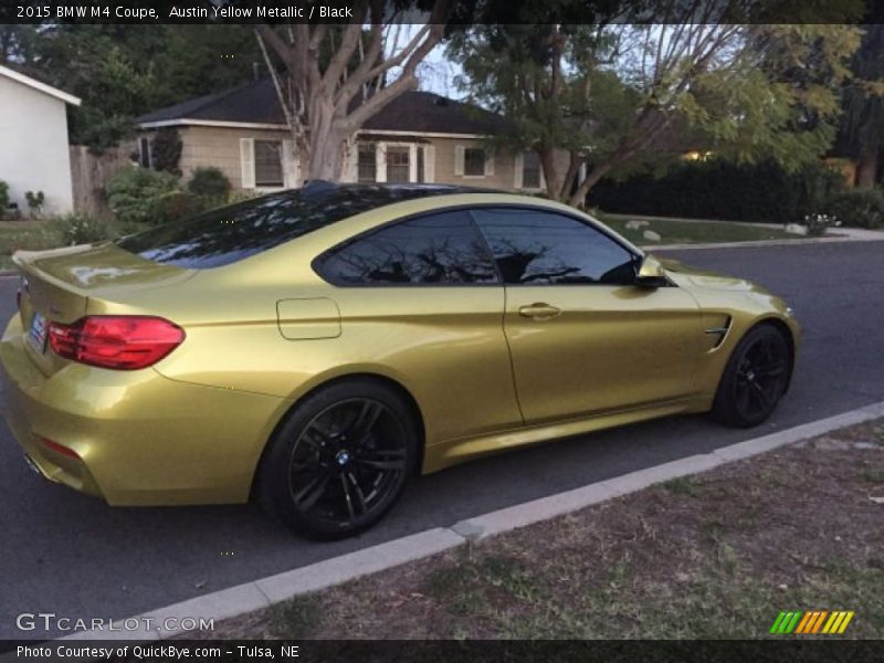 Austin Yellow Metallic / Black 2015 BMW M4 Coupe
