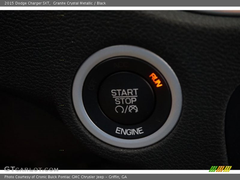 Granite Crystal Metallic / Black 2015 Dodge Charger SXT