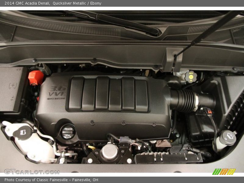 Quicksilver Metallic / Ebony 2014 GMC Acadia Denali